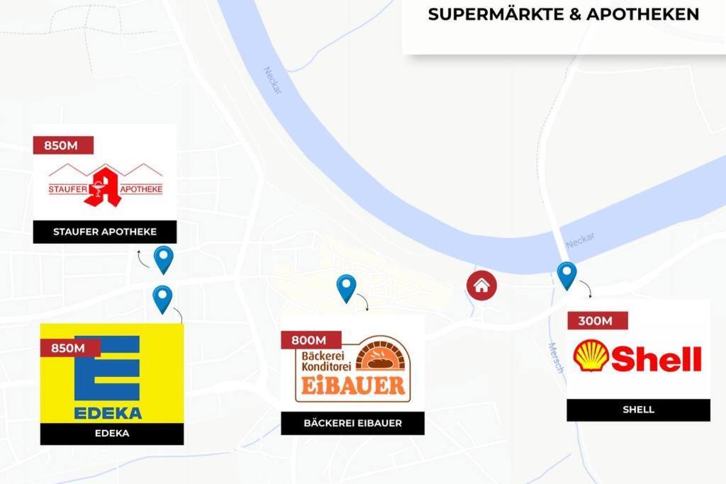 Charmante Wohnung Am Neckar Bad Wimpfen Ngoại thất bức ảnh